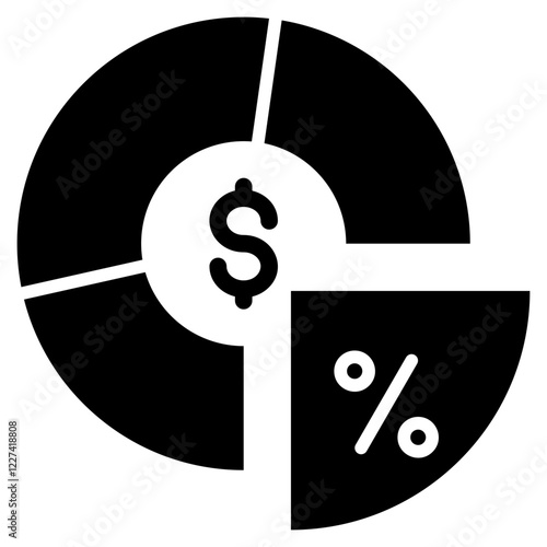 Dividend Glyph Icon