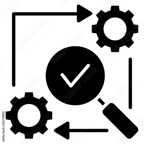 Due Diligence Glyph Icon