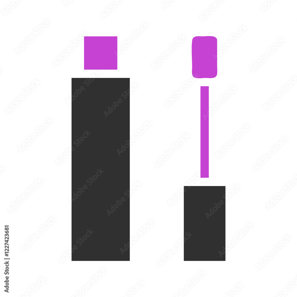 Simple lipstick cosmetic product design vector graphic Simple lipstick cosmetic product design vector graphic