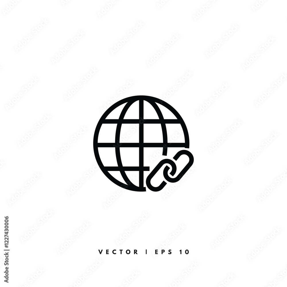 Website Link Icon. Editable Stroke Website Link Icon. Editable Stroke