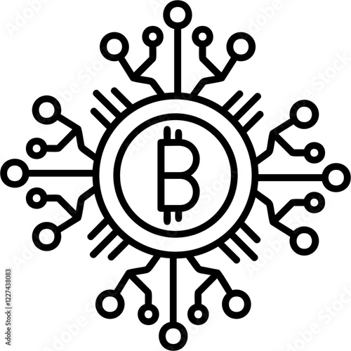 Bitcoin Network Icon