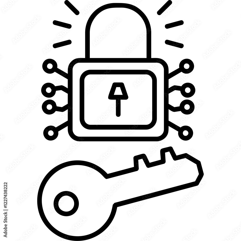 Public Key Icon Public Key Icon