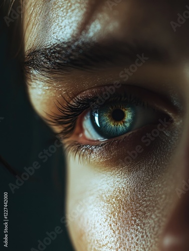 Close-up of Person's Eye photo