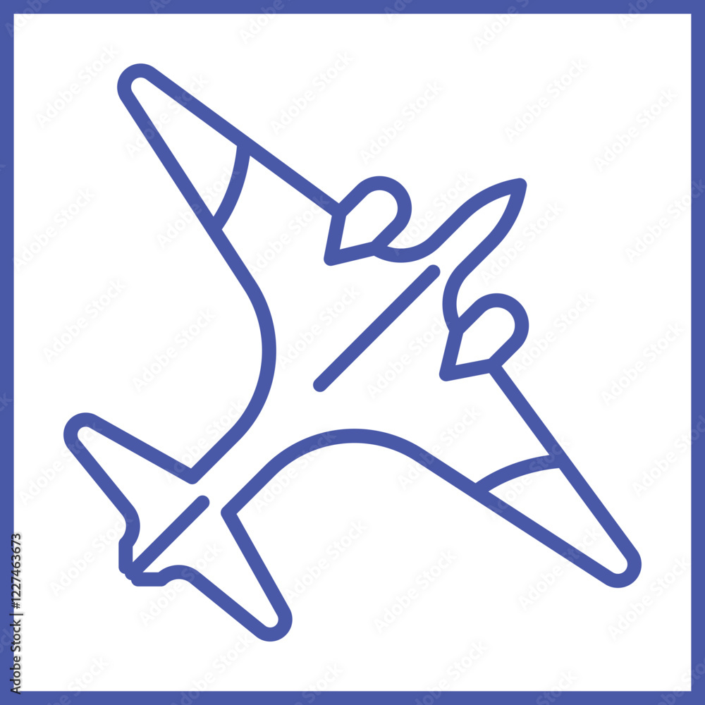 Military Plane Icon Design Military Plane Icon Design