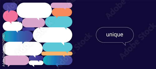 Conflict of opinion in the form of speech bubbles.