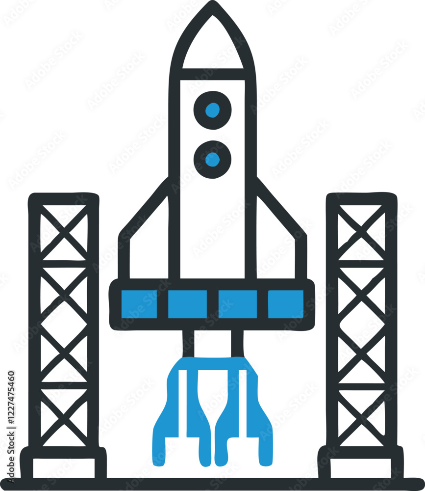space rocket vector illustration space rocket vector illustration