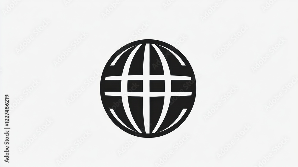 Symbol representing global connectivity and communication through modern technology. Generative AI Symbol representing global connectivity and communication through modern technology. Generative AI