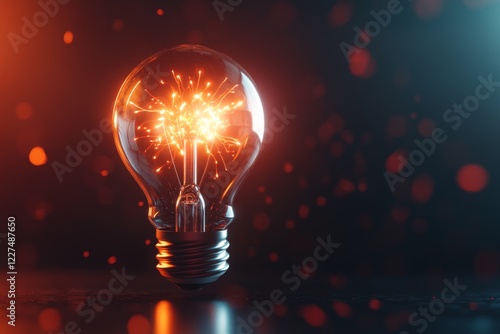 A clean illustration of a glowing light bulb surrounded by subtle radiating lines, symbolizing a crucial idea or realization