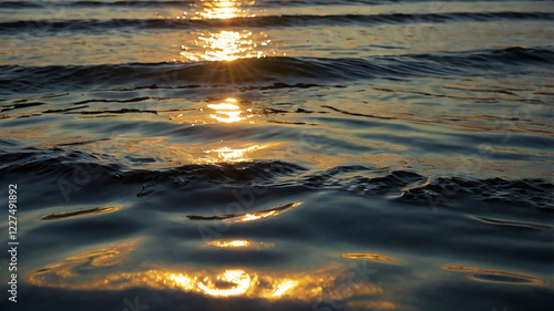 sunset on the beach