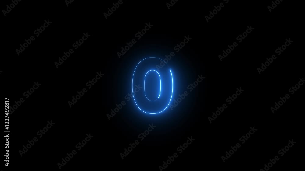 Animated neon letter O. Two-color looping trendy glowing neon alphabet letter O. Educational concept with neon letter Animated neon letter O. Two-color looping trendy glowing neon alphabet letter O. Educational concept with neon letter
