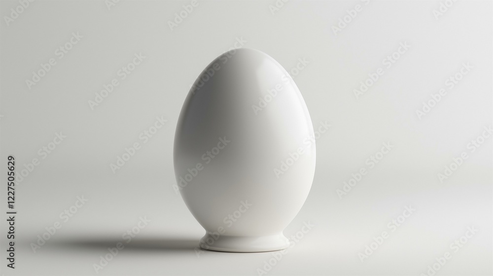 Ultra-realistic image of a white ceramic egg cup with a simple design, isolated on a white background
Ultra-realistic image of a white ceramic egg cup with a simple design, isolated on a white background