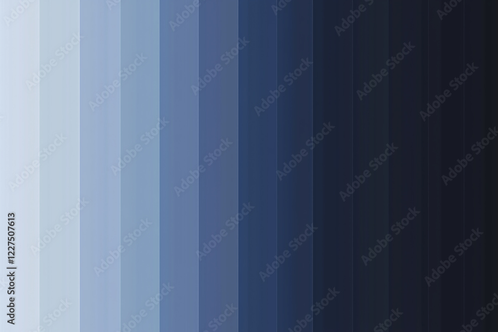 Obraz premium Abstract gradient of blue shades creating a serene atmosphere, ideal for backgrounds or designs