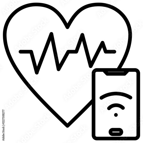 Remote Health Glyph Icon