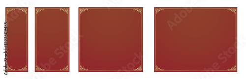 Trendy Frames. Design Template. An Assortment of Gorgeous Borders.
