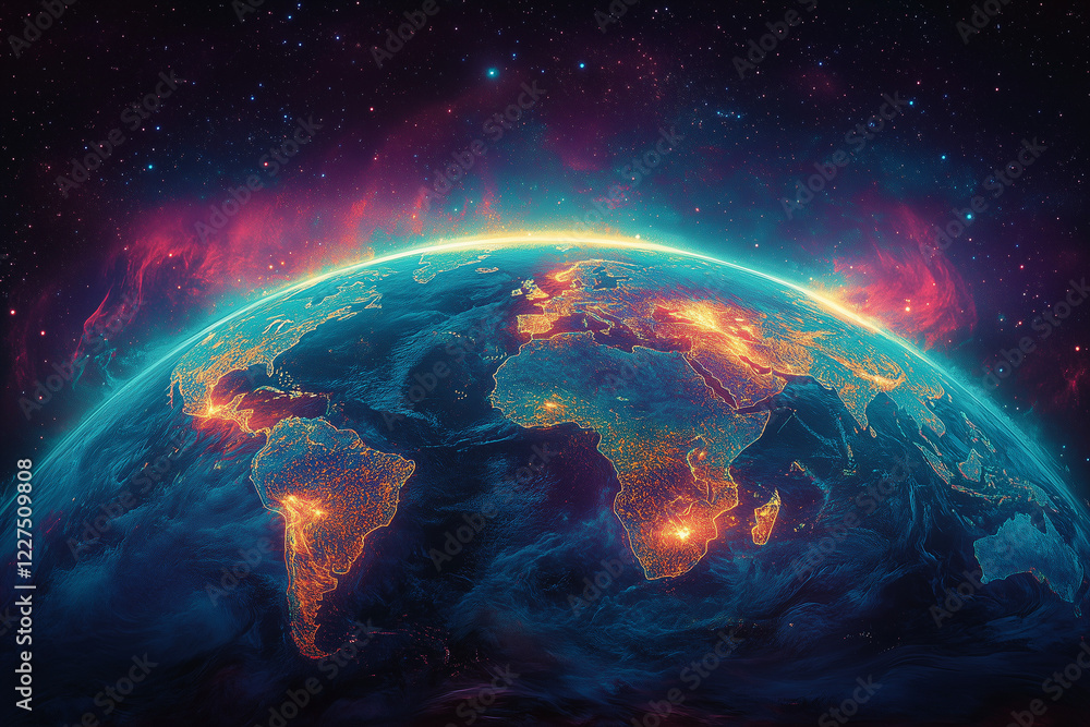 Obraz premium earth in space