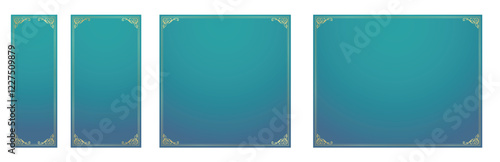 Trendy Frames. Design Template. An Assortment of Gorgeous Borders.
