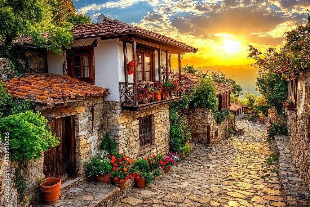Experience the charm of old houses and stunning stone architecture in Melnik. Experience the charm of old houses and stunning stone architecture in Melnik.