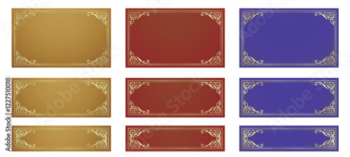 Trendy Frames. Design Template. An Assortment of Gorgeous Borders.
