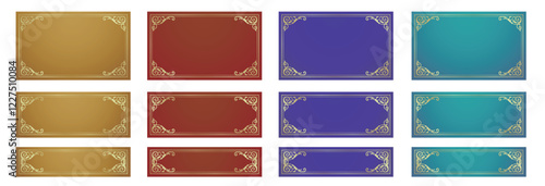 Trendy Frames. Design Template. An Assortment of Gorgeous Borders.
