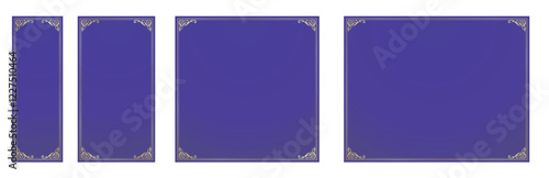 Trendy Frames. Design Template. An Assortment of Gorgeous Borders.
