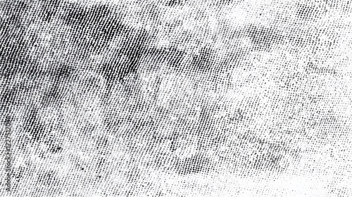 Moody and atmospheric abstract background with a faded grunge inspired halftone gradient texture created from a scanned paper surface  The image features a white to black sand noise overlay effect