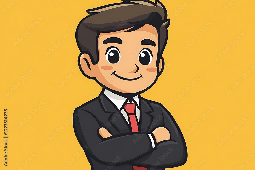 Happy Businessman Vector Illustration1 Happy Businessman Vector Illustration1