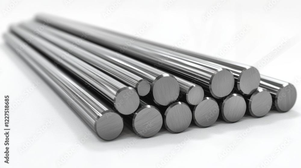 Stacked Round Stainless Steel Bars with Smooth Finish Perfect for Industrial Applications and Manufacturing Projects Stacked Round Stainless Steel Bars with Smooth Finish Perfect for Industrial Applications and Manufacturing Projects