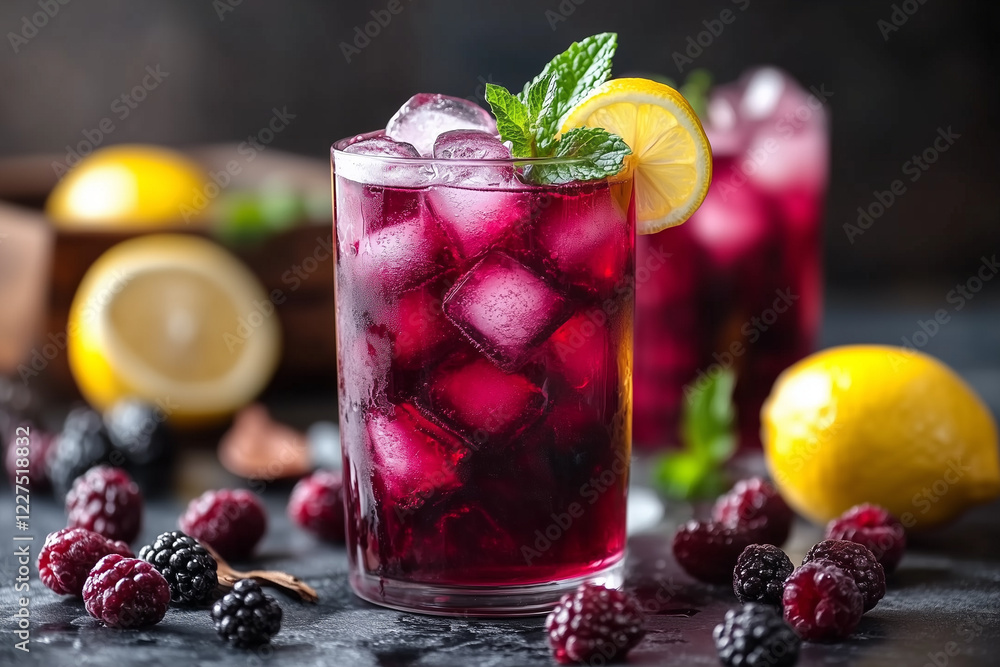 cocktail with lime and mint cocktail with lime and mint