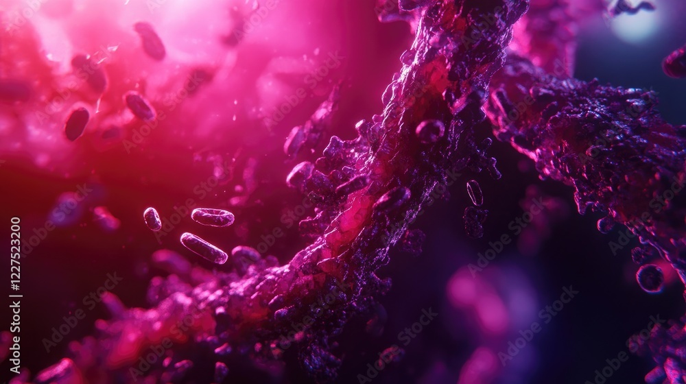 A stunning 3D animation of blood cells moving through a vein, captured from multiple angles, highlighting the efficiency of the circulatory system A stunning 3D animation of blood cells moving through a vein, captured from multiple angles, highlighting the efficiency of the circulatory system
