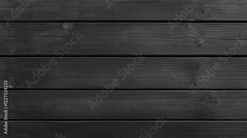 Wallpaper Mural Dark Wood Planks Background - Horizontal Wooden Texture Torontodigital.ca