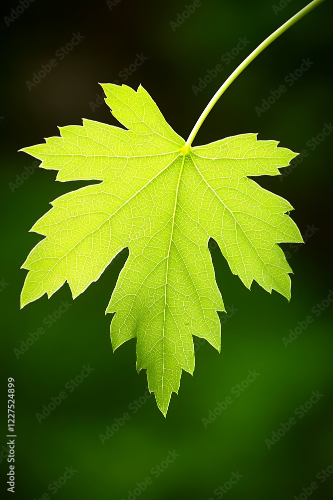 Spring leaf, vibrant green, forest, backlit, nature Spring leaf, vibrant green, forest, backlit, nature