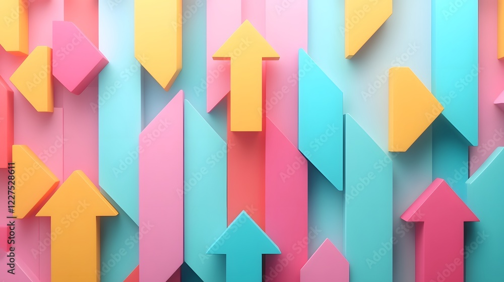 Targeted Digital Advertising Icon with Clean 3D Geometric Shapes and Minimalist Branding Design Targeted Digital Advertising Icon with Clean 3D Geometric Shapes and Minimalist Branding Design