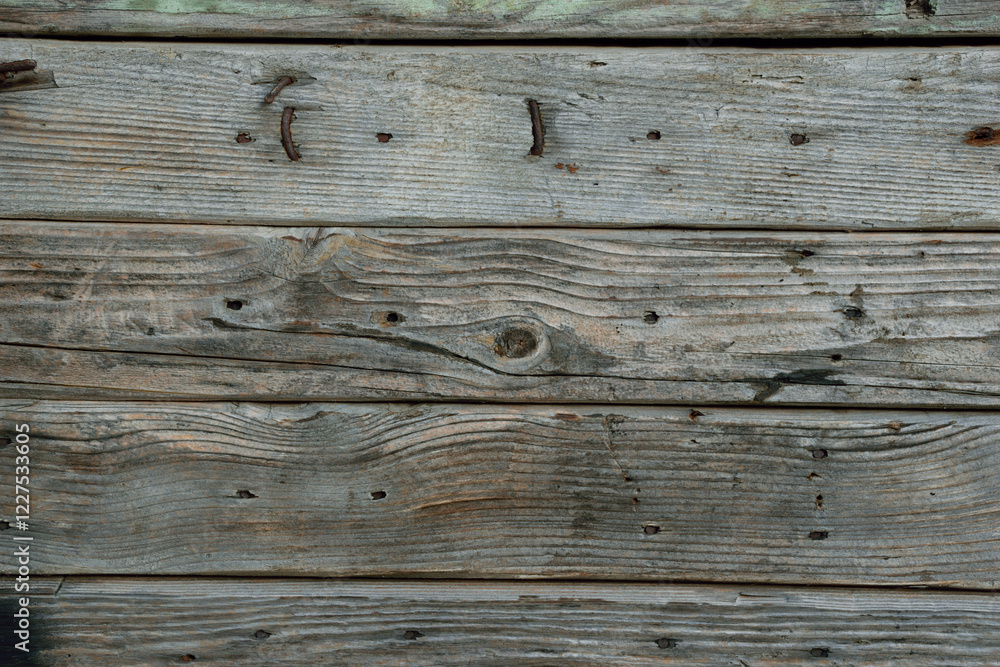 Wood background and texture horizontal, old rustic green Wood background and texture horizontal, old rustic green