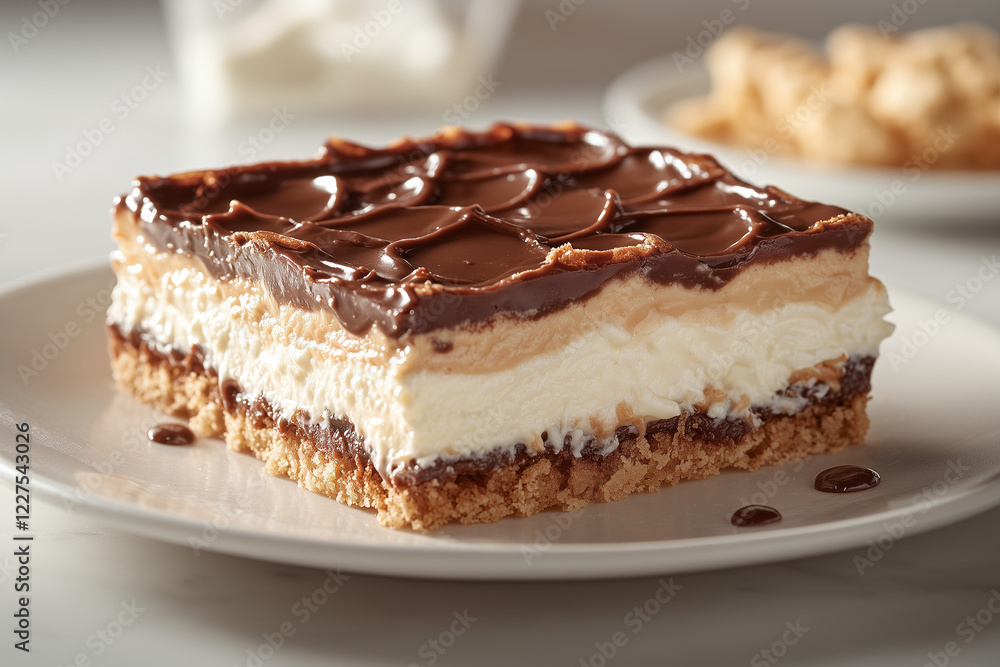 piece of cake with chocolate piece of cake with chocolate
