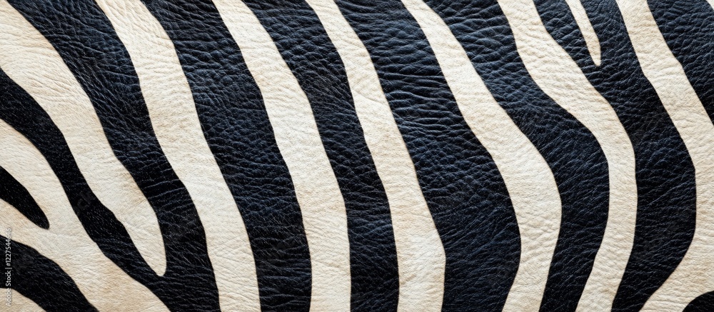 Zebra Stripes Leather Texture: A Close-Up View of Elegant Black and White Pattern Zebra Stripes Leather Texture: A Close-Up View of Elegant Black and White Pattern