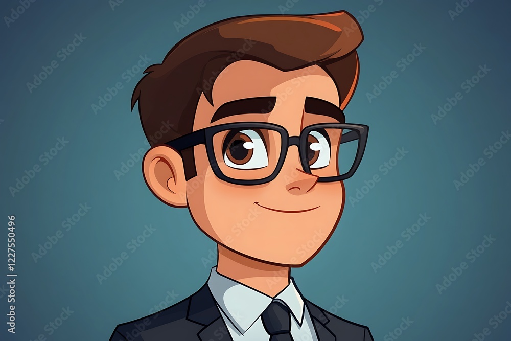Smiling Businessman 3D Digital Art Smiling Businessman 3D Digital Art