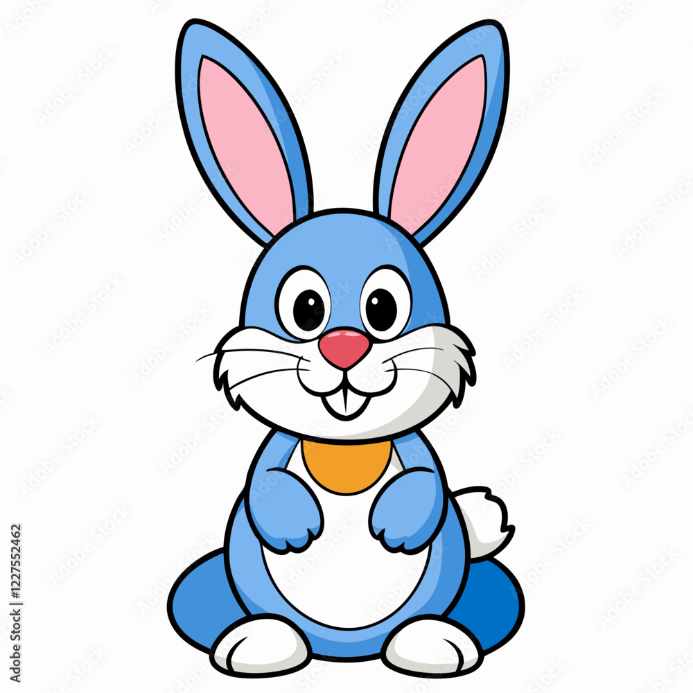 Easter Bunny, Cute Easter Bunny Holding Egg , Cartoon Rabbit Clipart Easter Bunny, Cute Easter Bunny Holding Egg , Cartoon Rabbit Clipart