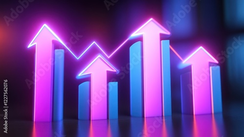 Free Download Glowing Upward Trend, Growth and Success - GFXLoad