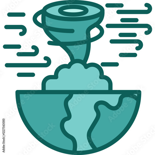 Cyclone solid icon