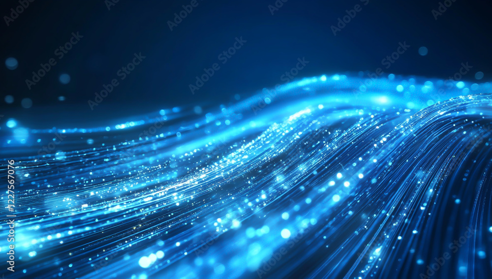 Abstract Blue Background with Blurred Lines and Gradient Abstract Blue Background with Blurred Lines and Gradient