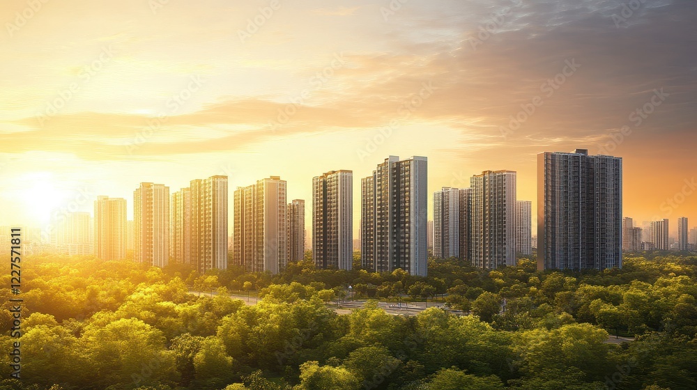 Obraz premium Real estate investment can contribute to community development, urban regeneration, and economic growth.
