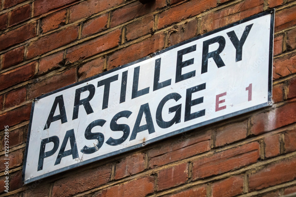 Artillery Passage in London, UK Artillery Passage in London, UK
