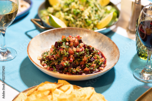 Pomegranate and Beetroot Tabbouleh