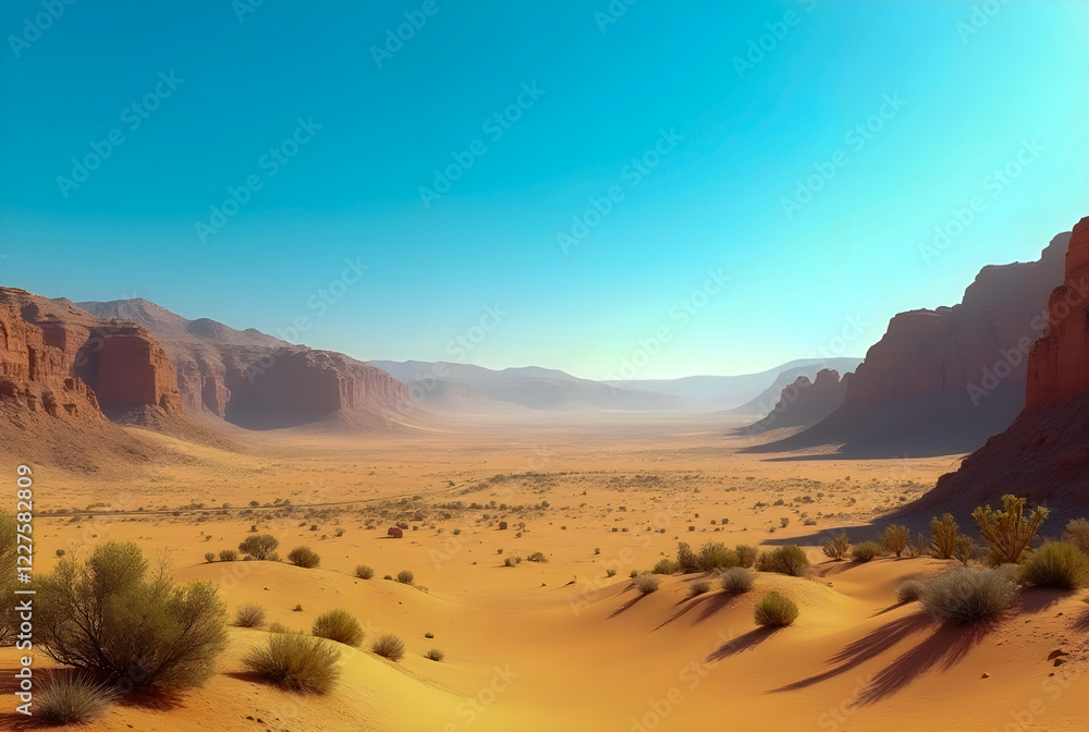 Obraz premium sunset in the desert