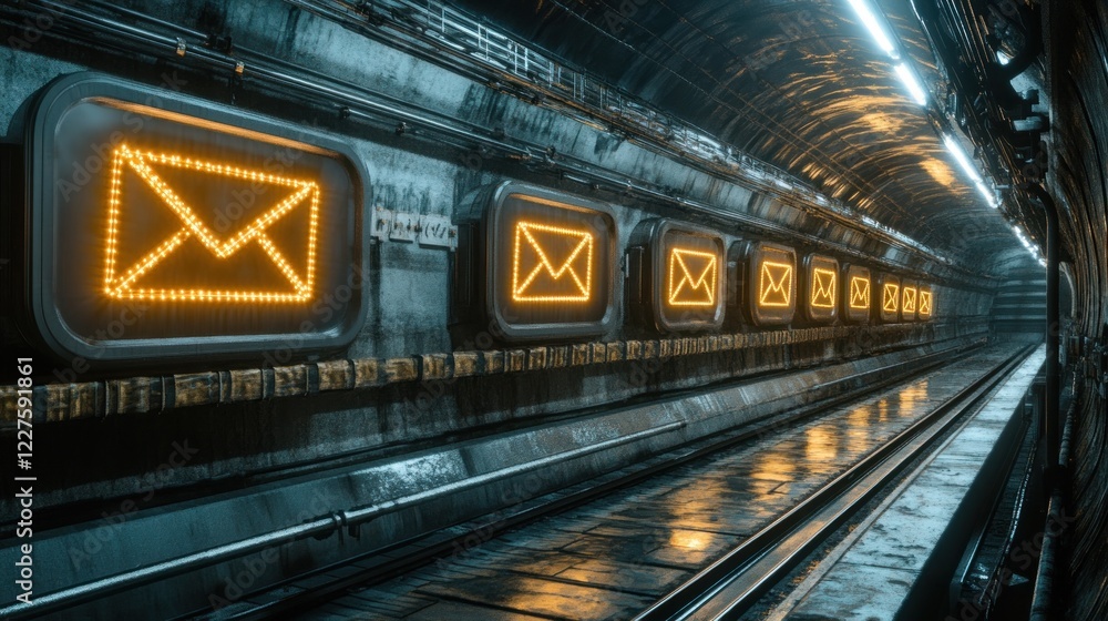 Cyberpunk Email Tunnel: A Futuristic Digital Mail System Cyberpunk Email Tunnel: A Futuristic Digital Mail System