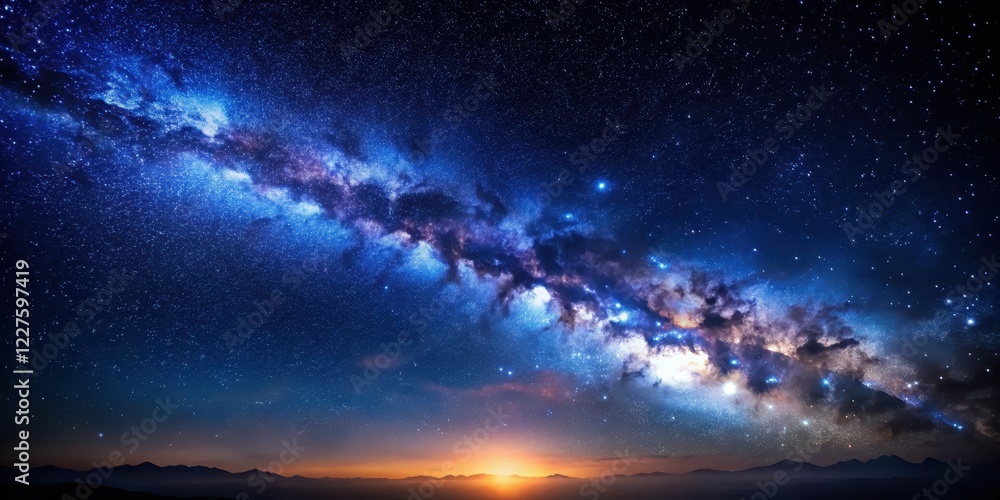 Dark Blue Night Sky with Soft Light Effect, galaxy, dusk, galaxy, dusk, dark blue background, ethereal Dark Blue Night Sky with Soft Light Effect, galaxy, dusk, galaxy, dusk, dark blue background, ethereal