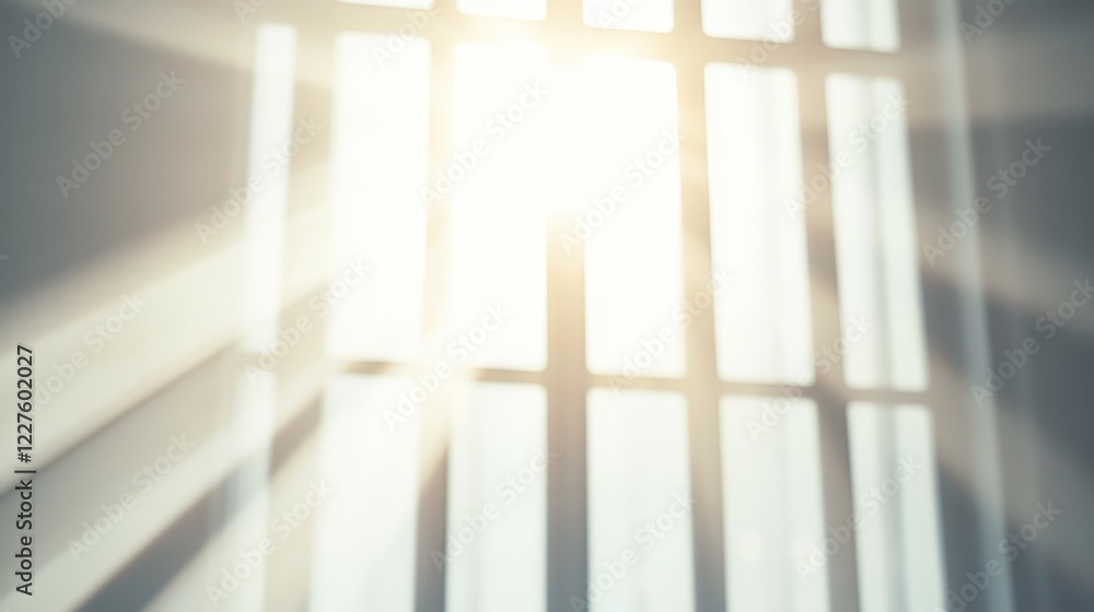 Rays of sunlight streaming through a window, creating a soft and warm atmosphere. Rays of sunlight streaming through a window, creating a soft and warm atmosphere.