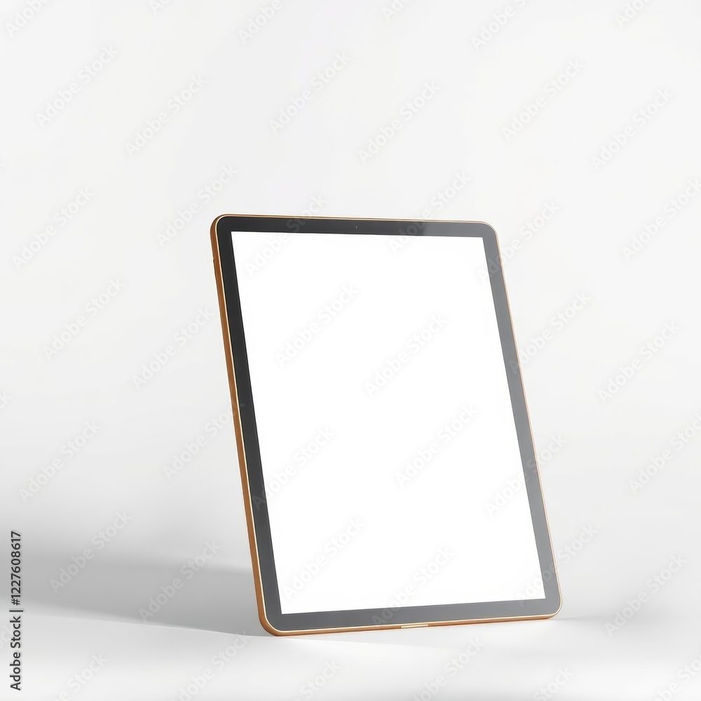 tablet pc with blank screen isolated on white background tablet pc with blank screen isolated on white background