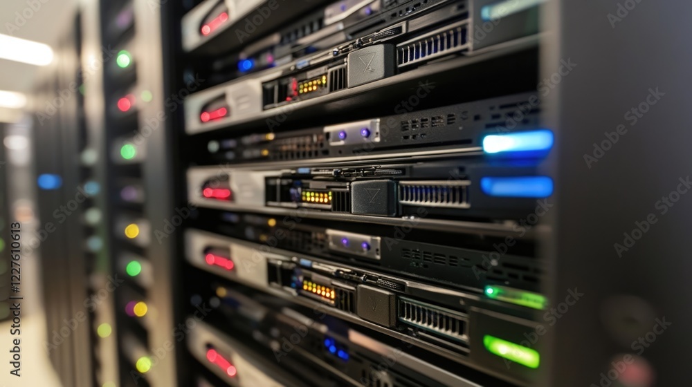 Futuristic data storage servers in a modern data center highlighting cutting-edge technology and enterprise solutions for Internet hosting Futuristic data storage servers in a modern data center highlighting cutting-edge technology and enterprise solutions for Internet hosting