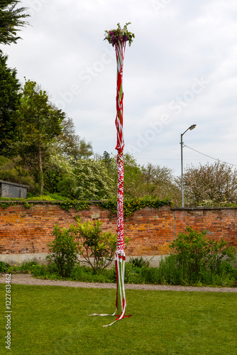 May Pole in Glastonbury, Somerset photo